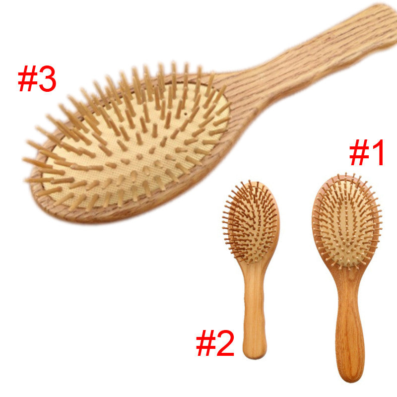 High Quality Wooden Bamboo Hair Vent Brush Brushes Hair Care SPA Massager Massage Comb