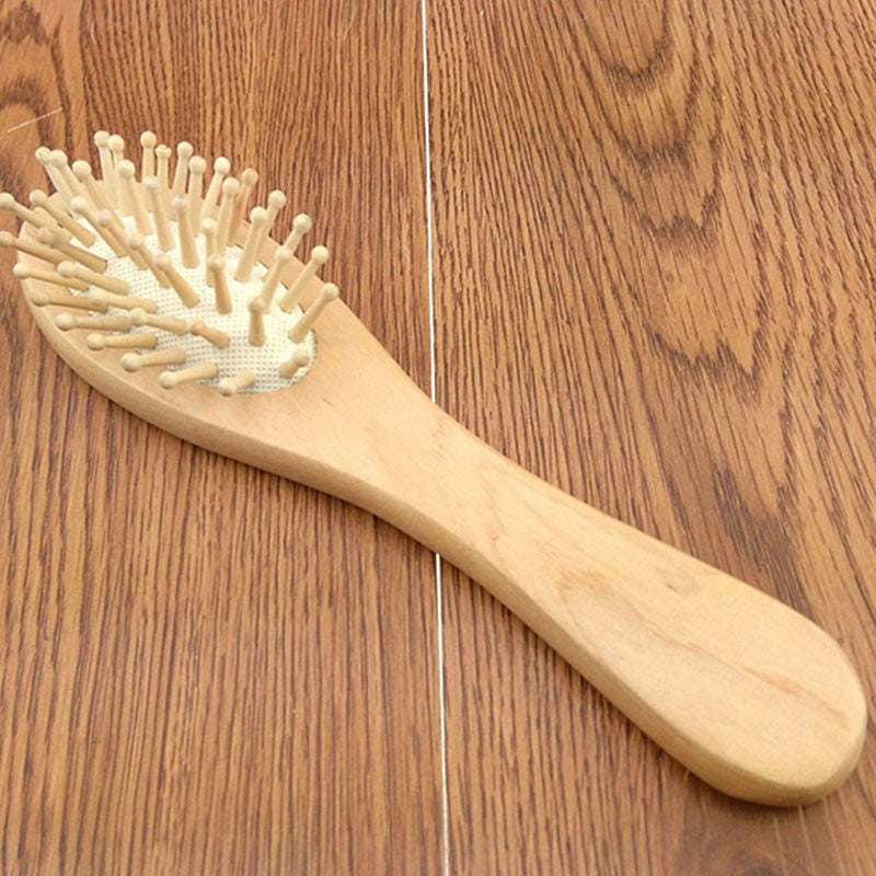 High Quality Wooden Bamboo Hair Vent Brush Brushes Hair Care and Beauty SPA Massager Massage Comb