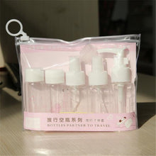 High quality Plastic Bottles for Travel x 5+ Free Case Airport Security Approved Travel Bath Set With PVC Bag 2017 Anne