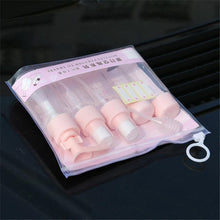 High quality Plastic Bottles for Travel x 5+ Free Case Airport Security Approved Travel Bath Set With PVC Bag 2017 Anne