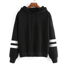 Hoodies Women Striped Autumn Long Sleeve Loose Sweatshirts Casual Women Pullover Sweatshirt Sudaderas Mujer 2016#A11