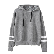 Hoodies Women Striped Autumn Long Sleeve Loose Sweatshirts Casual Women Pullover Sweatshirt Sudaderas Mujer 2016#A11