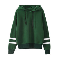 Hoodies Women Striped Autumn Long Sleeve Loose Sweatshirts Casual Women Pullover Sweatshirt Sudaderas Mujer 2016#A11
