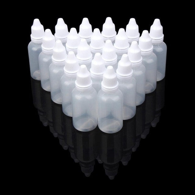 Hot 25/50/100PCS 30ml Empty Plastic Squeezable Dropper Bottles Eye Liquid Dropper Can be used to dispense and store most liquids