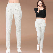 Hot Sale Women Solid Harem Pants Elastic Waist Solid Color Trousers 2017 Summer Fashion Casual Single Pant Pantalon 31682