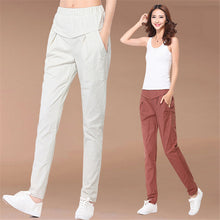 Hot Sale Women Solid Harem Pants Elastic Waist Solid Color Trousers 2017 Summer Fashion Casual Single Pant Pantalon 31682