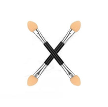 Hot selling 12Pcs Makeup Double-end Eye Shadow Eyeliner Brush Sponge Applicator Tool  Lowest Price
