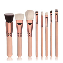 Hypoallergenic, suitable for all skin types 8pcs Cosmetic Makeup Brush Blusher Eye Shadow Brushes Set Kit Anne