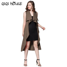 Jaket Women Office Ladies Elegant Sleeveless Windbreaker Solid Cardigan Basic Wear Outwear Women Manteaux Femme#C817