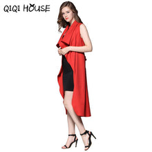 Jaket Women Office Ladies Elegant Sleeveless Windbreaker Solid Cardigan Basic Wear Outwear Women Manteaux Femme#C817