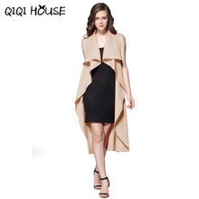 Jaket Women Office Ladies Elegant Sleeveless Windbreaker Solid Cardigan Basic Wear Outwear Women Manteaux Femme#C817