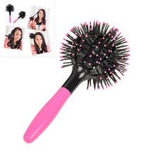 Japan 3D Bomb Curl Hair Brush Ball Styling Spherical Massage Comb Detangling Heat Resistant Hair Comb