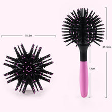 Japan 3D Bomb Curl Hair Brush Ball Styling Spherical Massage Comb Detangling Heat Resistant Hair Comb