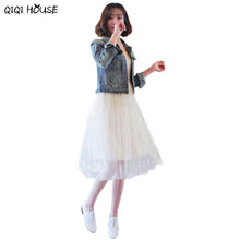 Jeans Jacket Plus Size 4XL Long Sleeve Buckle Denim Bomber Jacket Women Autumn Coats Casual Veste En Jean#C907