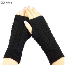 Knitted Fingerless Women Gloves Warm Waist Knitted Gloves For Typing Luvas Frio Guantes Mujer#A11