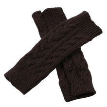 Knitted Gloves Women Fingerless Warm Arm Long Gloves Hand Warmer Winter Gloves Luva Feminina#A11