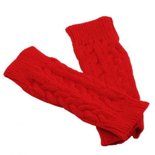 Knitted Gloves Women Fingerless Warm Arm Long Gloves Hand Warmer Winter Gloves Luva Feminina#A11