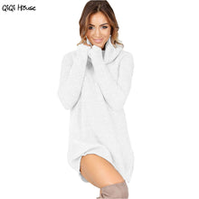 Knitting Sweaters For Women Turtleneck Casual Long Sleeve Autumn Warm Outwear Sweater Sueter Mujer#A11