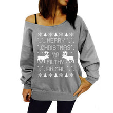 Korean Style Sweater Thin Pullovers Knitted Fashion Tops Long Sleeve CHRISMAS For Autumn Winter 70108