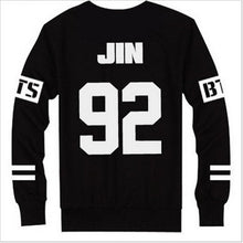 Kpop BTS Bangtan Boys JUNG KOOK JHOPE JIN JIMIN V SUGA Sweatshirt Suit Black Autumn long sleeve hoody Outerwears Clothing 70102