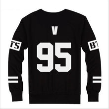 Kpop BTS Bangtan Boys JUNG KOOK JHOPE JIN JIMIN V SUGA Sweatshirt Suit Black Autumn long sleeve hoody Outerwears Clothing 70102