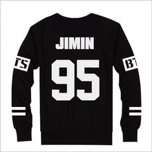 Kpop BTS Bangtan Boys JUNG KOOK JHOPE JIN JIMIN V SUGA Sweatshirt Suit Black Autumn long sleeve hoody Outerwears Clothing 70102