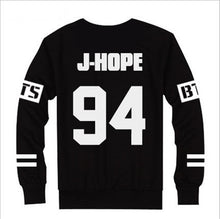 Kpop BTS Bangtan Boys JUNG KOOK JHOPE JIN JIMIN V SUGA Sweatshirt Suit Black Autumn long sleeve hoody Outerwears Clothing 70102
