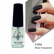 LULAA 2017 Nail art Polish Magic Super Matte Transfiguration Frosted Surface Oil Top Coat Nail tools Clear
