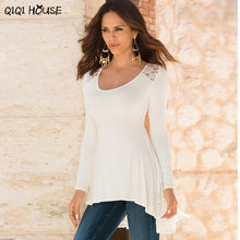 Lace Blouses Women Loose Soft Long Sleeve Blouse Casual Fashion Basic Outwear Autumn Blusas De Renda Feminino#A909