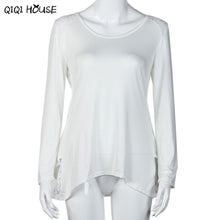 Lace Blouses Women Loose Soft Long Sleeve Blouse Casual Fashion Basic Outwear Autumn Blusas De Renda Feminino#A909