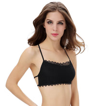 Lace Bra Backless Lace Hollow Out Sexy Bralette Bra Cropped Tanks For Women Bustier Haut Top#121