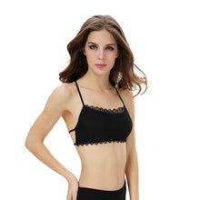 Lace Bra Backless Lace Hollow Out Sexy Bralette Bra Cropped Tanks For Women Bustier Haut Top#121