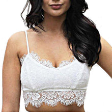 Lace Bralette Sexy Women Black Lace Hollow Out Cropped Tops Strap Lingerie Bra Camisole Cropped Top#A11