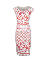 Lace Crochet High Quality Elegant Floral Geometric Print Pattern Women Summer Dress Flower Modest Office Lady Work Pin Up Casual
