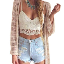 Lace Splice Cropped Female 2017 Summer Style Basic Women Crochet Tank Camisole Lace Vest Bralette Bra Crop Top Camis Women #82