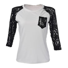 Lace Women Tops Blouse Mesh Blouse Hollow Top Pockets Vintage White Blouse Boho Autumn Plus Size Red Green Casual Shirt