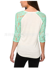 Lace Women Tops Blouse Mesh Blouse Hollow Top Pockets Vintage White Blouse Boho Autumn Plus Size Red Green Casual Shirt