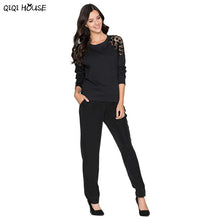 Ladies Tops Autumn Women Clothes Lace Backless Patchwork Long Sleeve Casual Blouse Loose Pullovers Top Blusa De Renda#C115