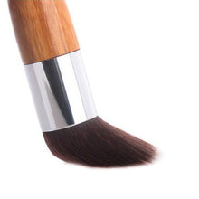 Lady Flat Top Buffer Foundation Powder Blusher Face Brush Cosmetic Basic Tool Bamboo Handle Makeup Tools