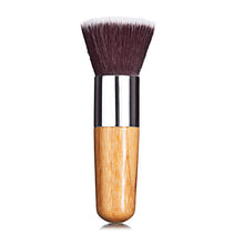 Lady Flat Top Buffer Foundation Powder Blusher Face Brush Cosmetic Basic Tool Bamboo Handle Makeup Tools