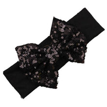 LandFox 2016 Fashion Elastic Children Headband Cute Sequins Bow Baby Girl Hair Accessories