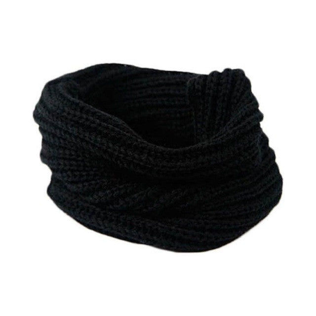 LandFox 2016 Fashion Fashion Warm Knit Neck Circle Wool Blend Cowl Snood Multi-purpose wool Scarf