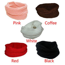 LandFox 2016 Fashion Fashion Warm Knit Neck Circle Wool Blend Cowl Snood Multi-purpose wool Scarf