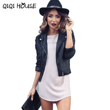 Leather Jacket Soft PU Leather Slim Motorcycle Zipper Jacket Fashion 2016 Autumn Coat OutwearBomberjack Vrouwen#C819