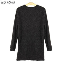 Long Knitted Cardigans Plus Size 5XL Black Long Sleeve Knitwear Outwear Autumn Basic Coat Casacas Mujer 2016#C923