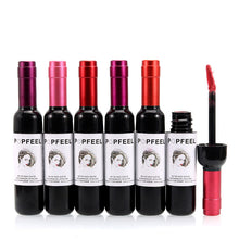 Long Lasting Liquid Lip Gloss Lipstick Makeup Moisturizing Wine Bottle Dyeing Lip Tint Beauty Lip Balm