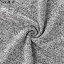 Long Sleeve Dress Gray Solid Sexy Slim Autumn Dress Casual Basic Bodycon Mini Dress Vestidos De Mujer#C101