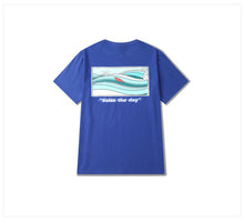 Loose Couple T-shirt 2017 Summer Short Sleeves Clothes Seize The Day Letter T-shirts Casual Plus Size Top Tee 33036