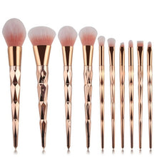 MAANGE 10PCS Make Up Foundation Eyebrow Eyeliner Blush Cosmetic Concealer Brushes kit de pinceis de maquiagem 2017 Anne