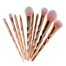 MAANGE 10PCS Make Up Foundation Eyebrow Eyeliner Blush Cosmetic Concealer Brushes kit de pinceis de maquiagem 2017 Anne
